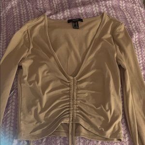 Long sleeve crop top